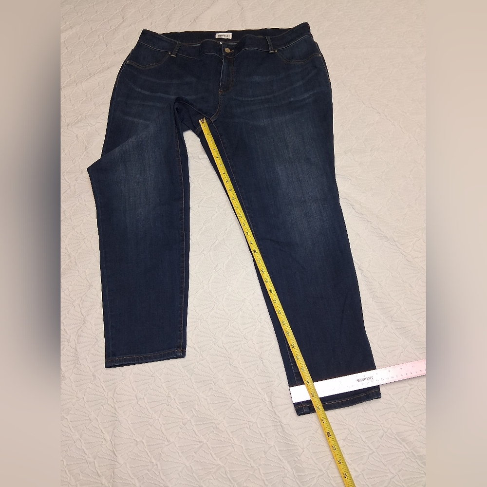 MERITAGE Dark Blue Skinny Women's Jeans SIZE 24.w - Picture 11 of 16